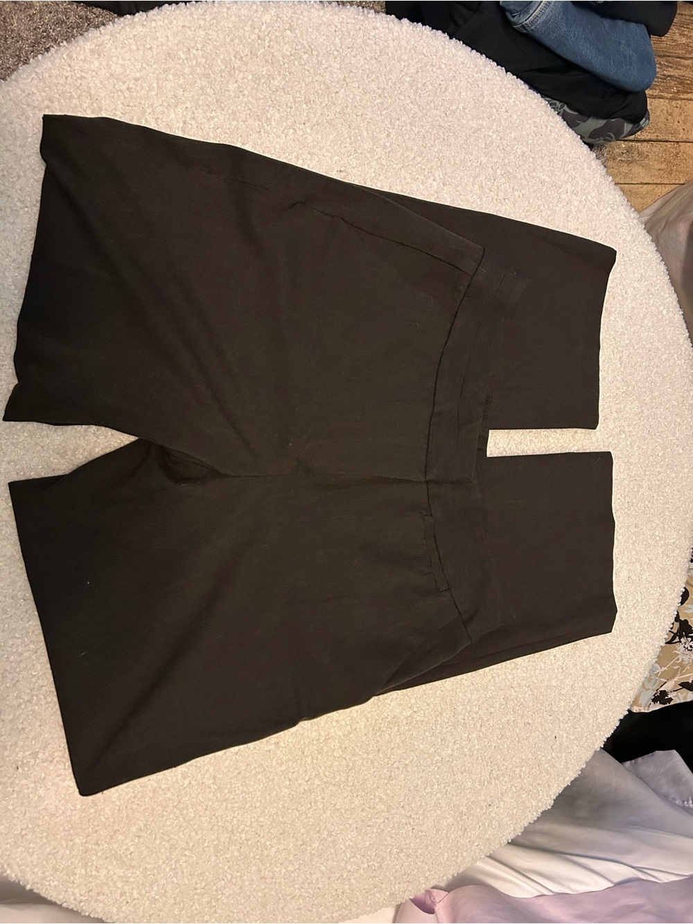 Talbots Brown Wide-Leg Pull-On Trousers